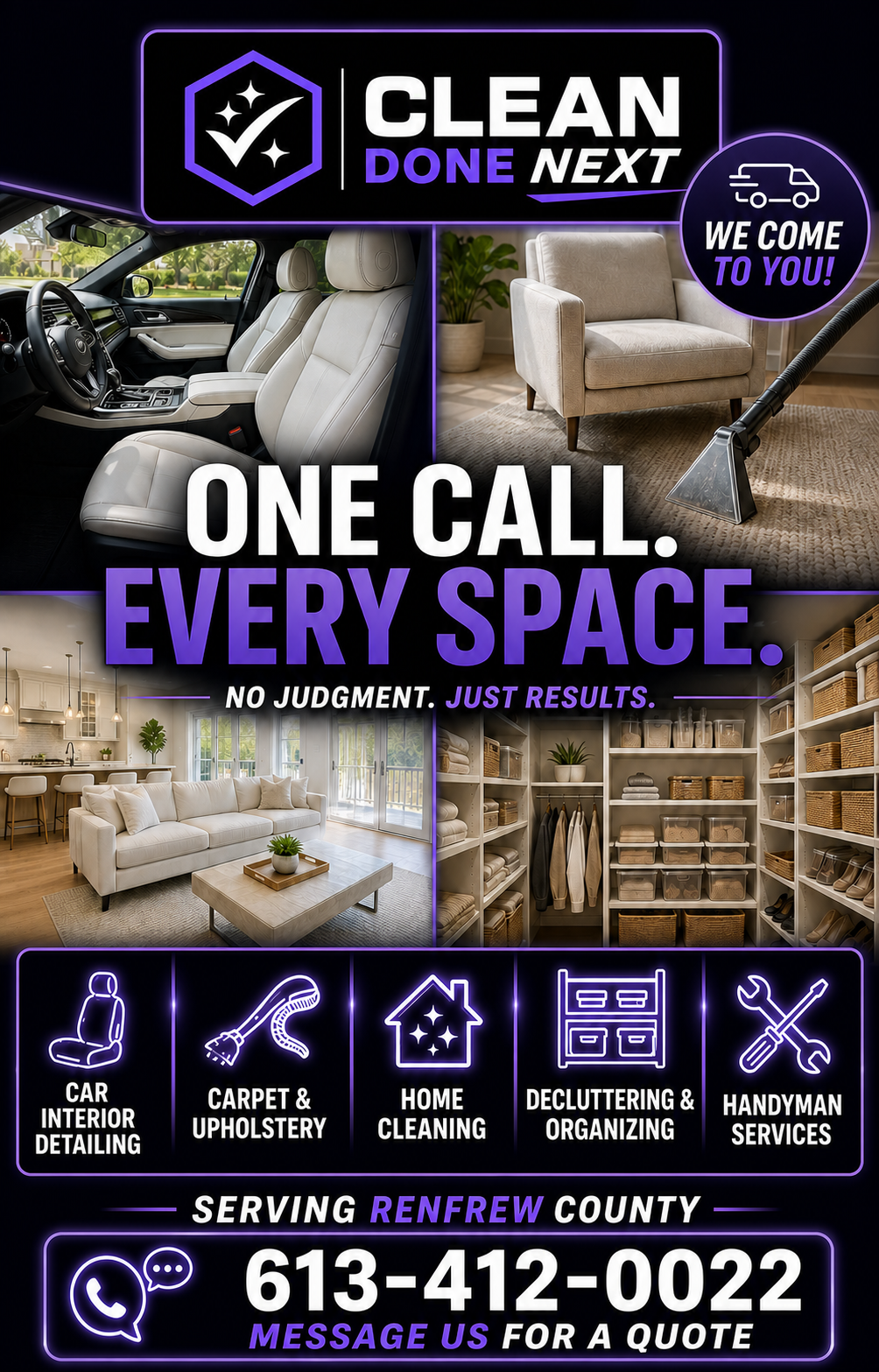 Clean Done Next mobile cleaning services